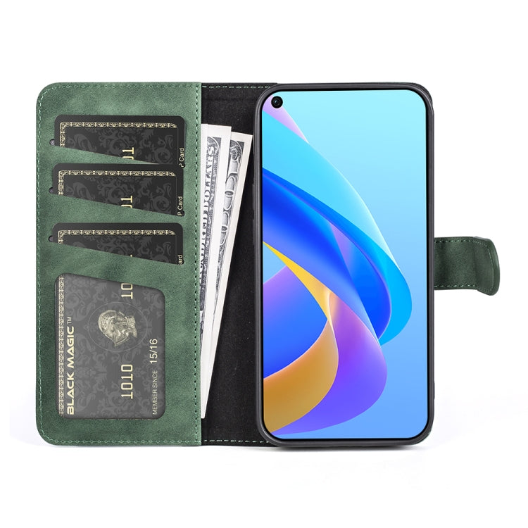 For OPPO A36 / A76 Stitching Horizontal Flip Leather Phone Case