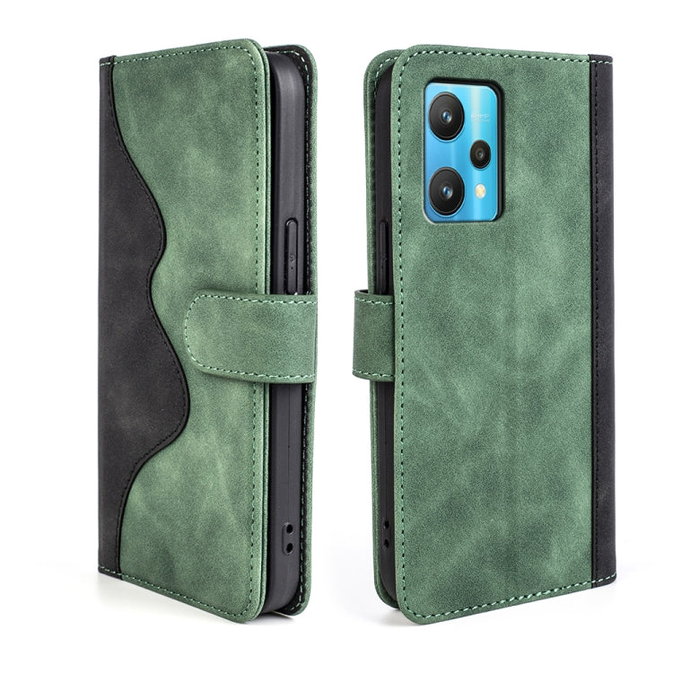 For OPPO Realme 9 Pro+ Stitching Horizontal Flip Leather Phone Case