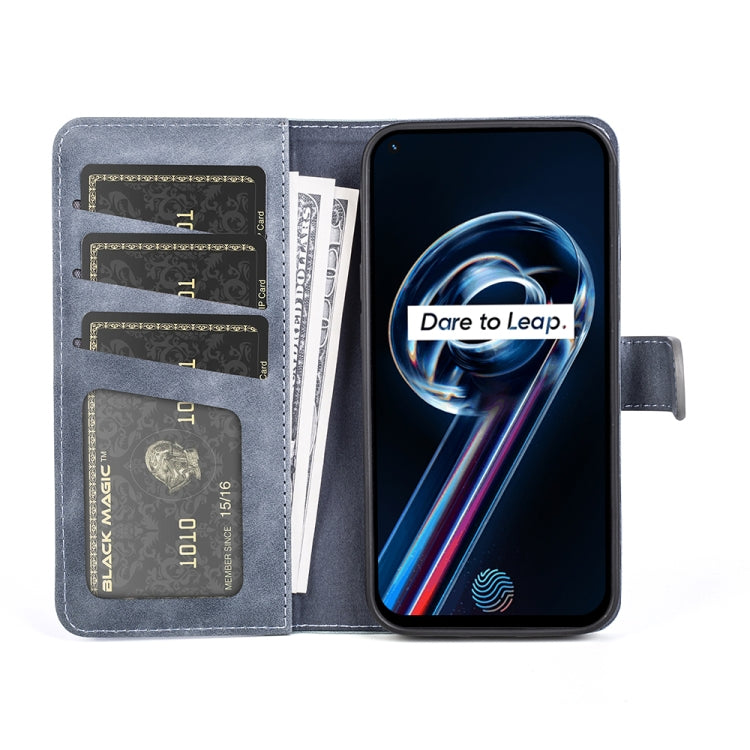 For OPPO Realme 9 Pro+ Stitching Horizontal Flip Leather Phone Case