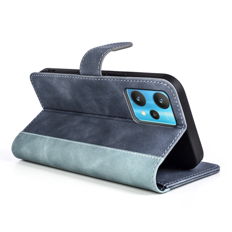 For OPPO Realme 9 Pro+ Stitching Horizontal Flip Leather Phone Case