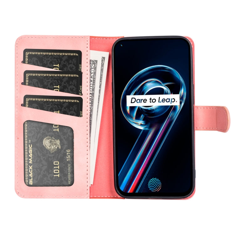 For OPPO Realme 9 Pro+ Stitching Horizontal Flip Leather Phone Case