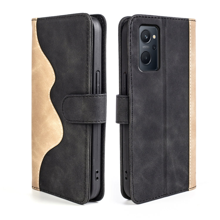 For OPPO Realme 9i Stitching Horizontal Flip Leather Phone Case