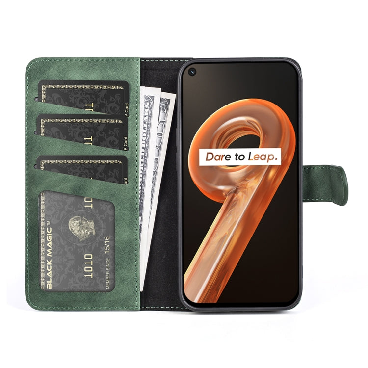 For OPPO Realme 9i Stitching Horizontal Flip Leather Phone Case