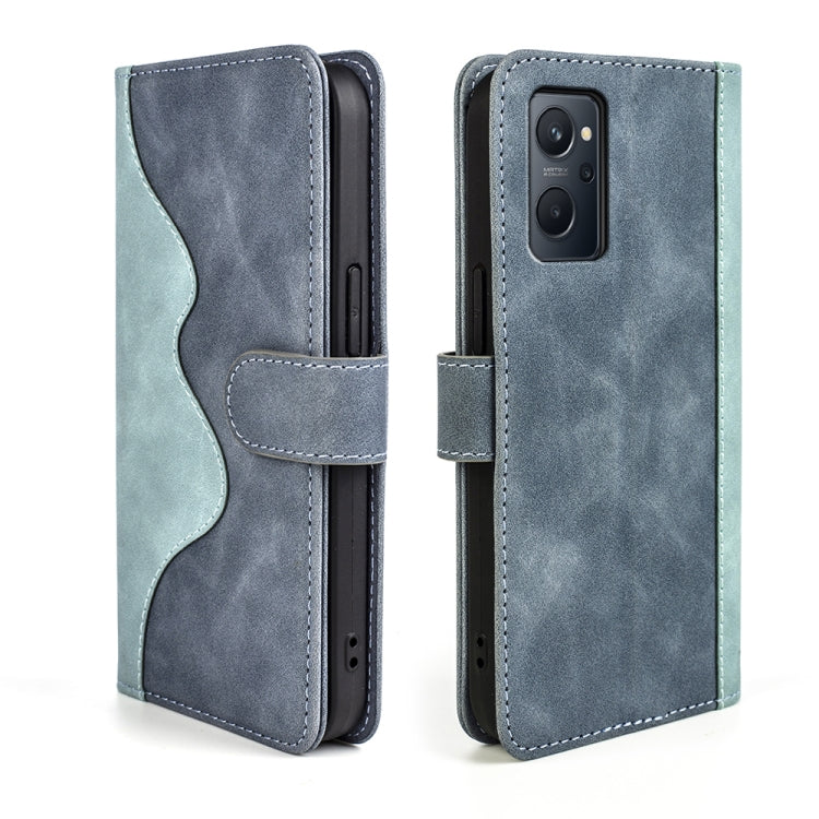 For OPPO Realme 9i Stitching Horizontal Flip Leather Phone Case