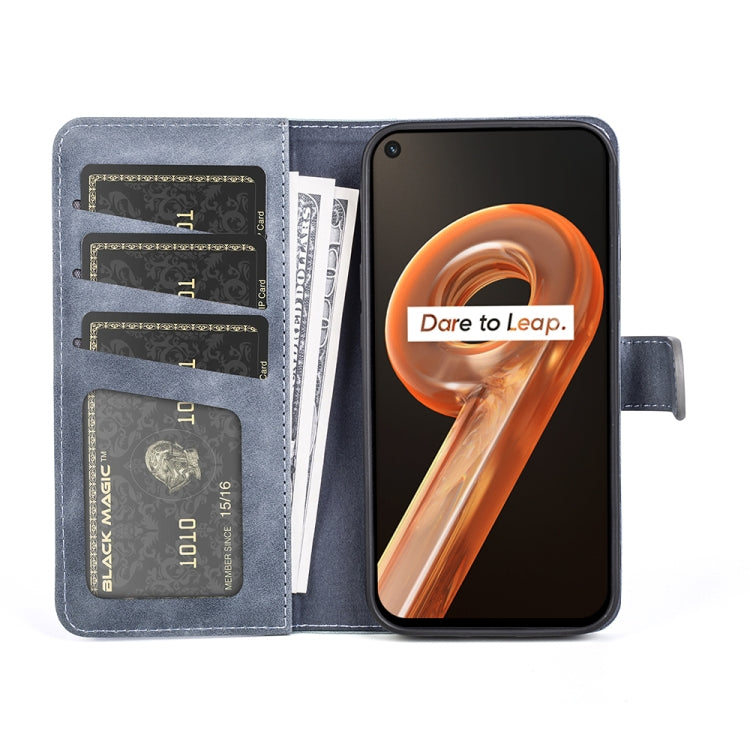 For OPPO Realme 9i Stitching Horizontal Flip Leather Phone Case