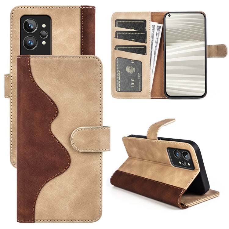 For OPPO Realme GT2 Pro Stitching Horizontal Flip Leather Phone Case