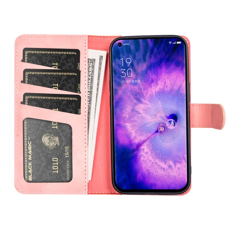 For OPPO Find X5 Stitching Horizontal Flip Leather Phone Case