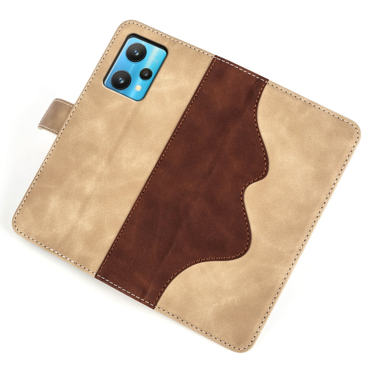 For OPPO Realme 9 Pro Stitching Horizontal Flip Leather Phone Case