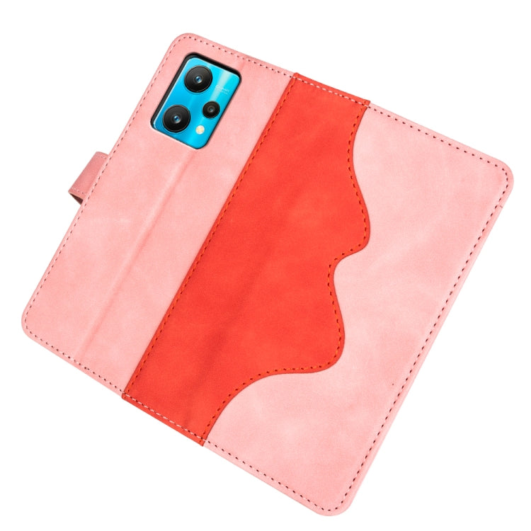 For OPPO Realme 9 Pro Stitching Horizontal Flip Leather Phone Case