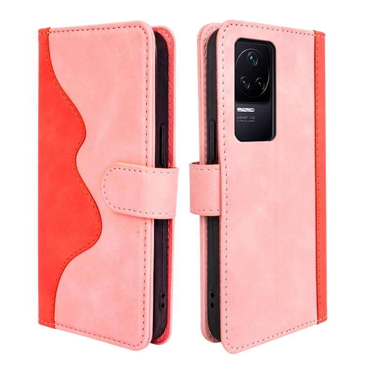 For Xiaomi Redmi K50 Stitching Horizontal Flip Leather Phone Case