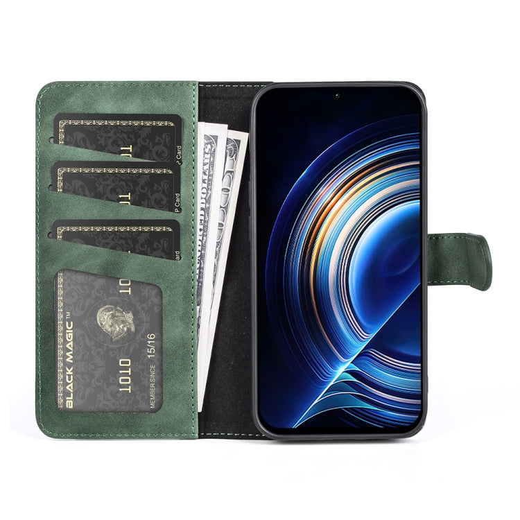 For Xiaomi Redmi K50 Pro Stitching Horizontal Flip Leather Phone Case