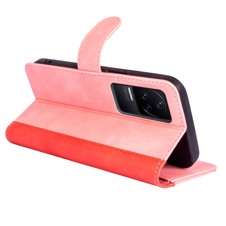 For Xiaomi Redmi K50 Pro Stitching Horizontal Flip Leather Phone Case