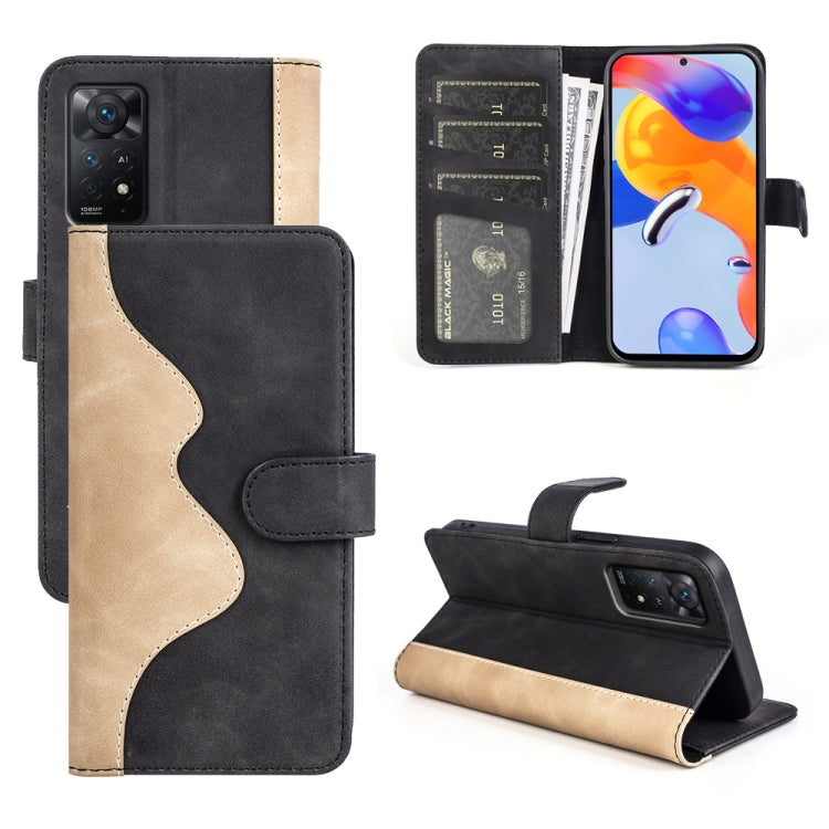 For Xiaomi Redmi Note 11 Pro 5G Global / 4G Stitching Horizontal Flip Leather Phone Case
