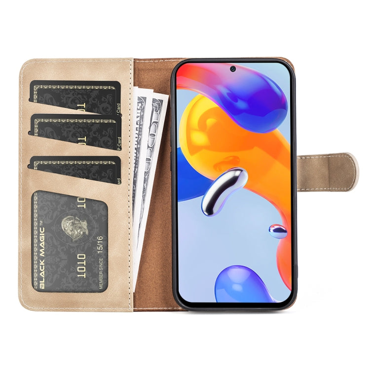 For Xiaomi Redmi Note 11 Pro 5G Global / 4G Stitching Horizontal Flip Leather Phone Case