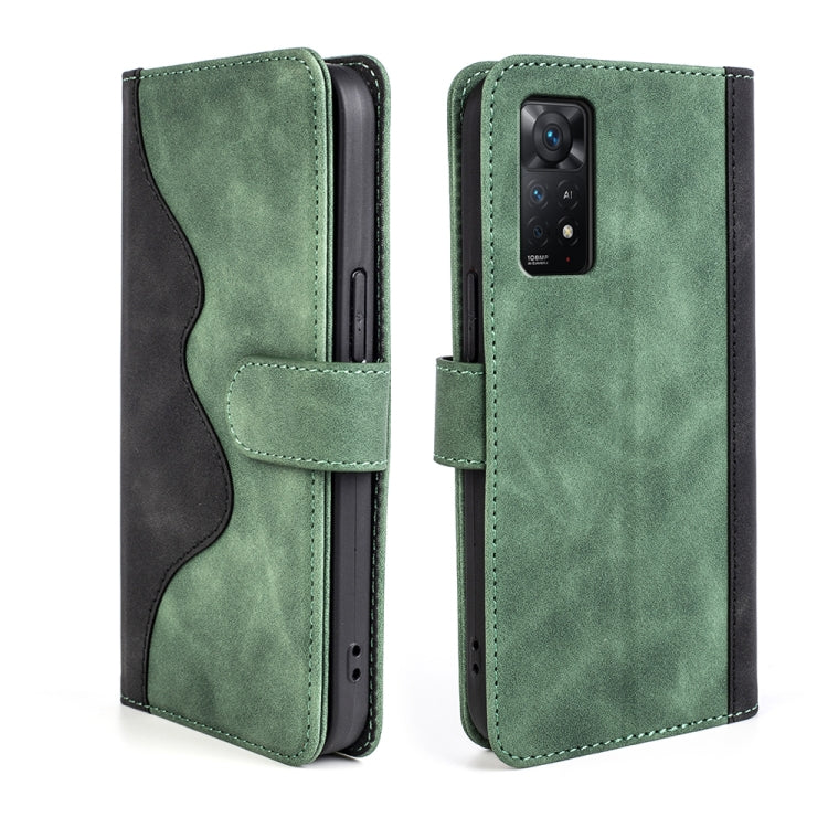For Xiaomi Redmi Note 11 Pro 5G Global / 4G Stitching Horizontal Flip Leather Phone Case