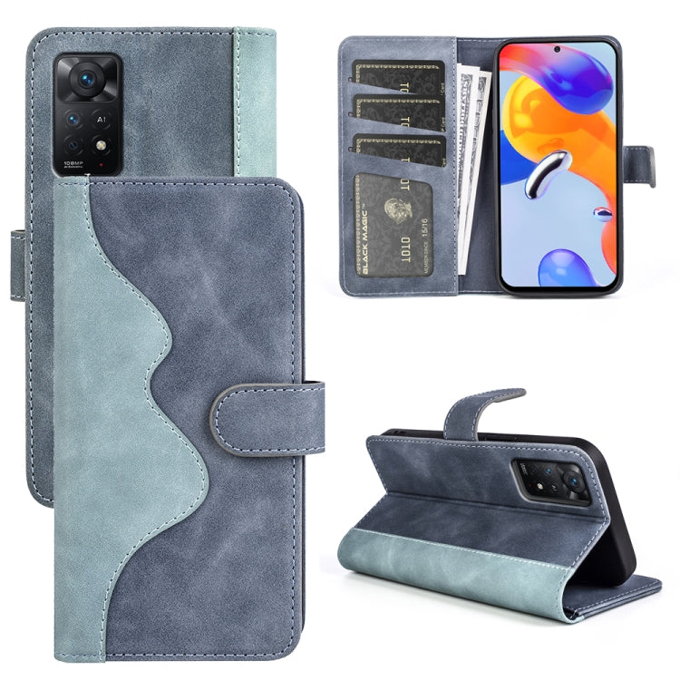 For Xiaomi Redmi Note 11 Pro 5G Global / 4G Stitching Horizontal Flip Leather Phone Case