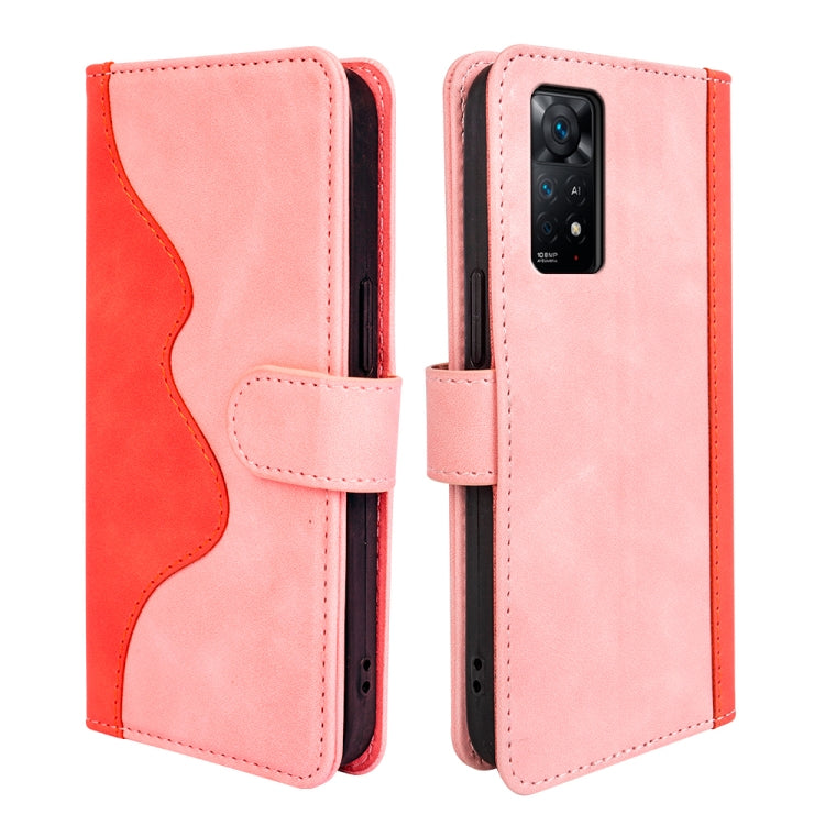 For Xiaomi Redmi Note 11 Pro 5G Global / 4G Stitching Horizontal Flip Leather Phone Case