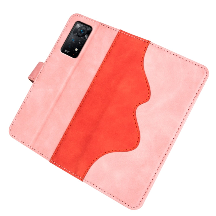For Xiaomi Redmi Note 11 Pro 5G Global / 4G Stitching Horizontal Flip Leather Phone Case