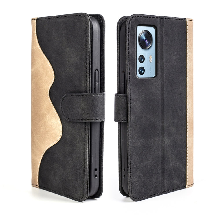 For Xiaomi 12 Stitching Horizontal Flip Leather Phone Case