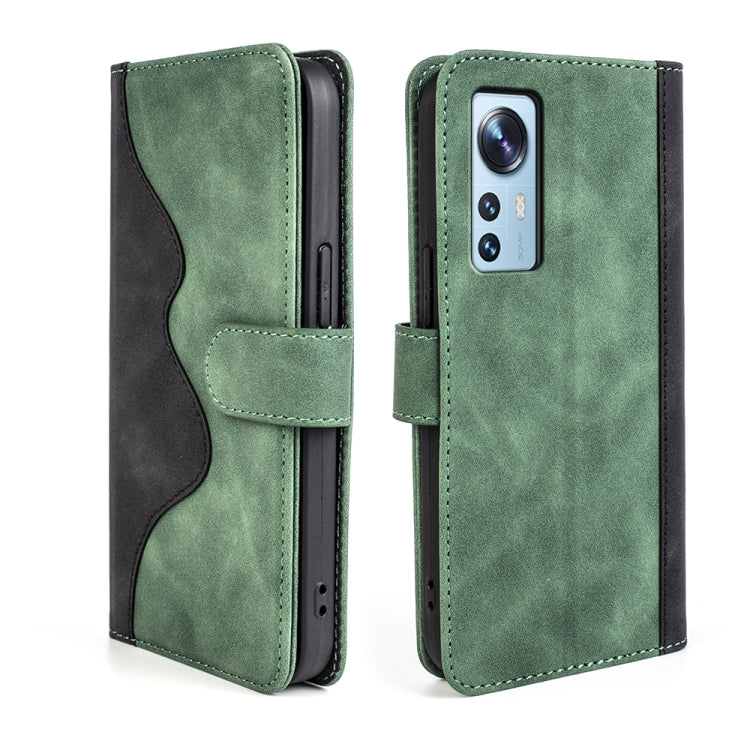 For Xiaomi 12 Stitching Horizontal Flip Leather Phone Case