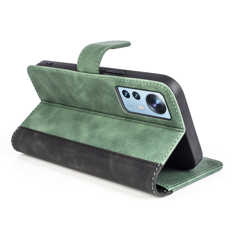 For Xiaomi 12 Stitching Horizontal Flip Leather Phone Case