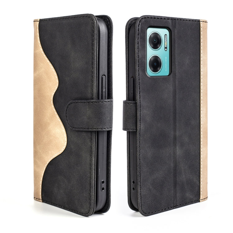 For Xiaomi Redmi Note 11E / Redmi 10 5G Stitching Horizontal Flip Leather Phone Case