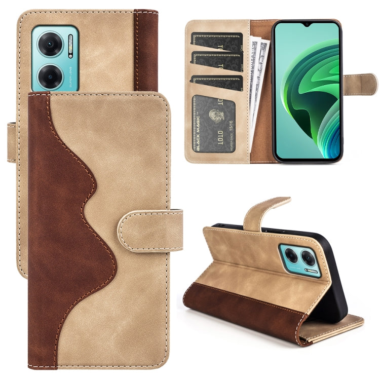 For Xiaomi Redmi Note 11E / Redmi 10 5G Stitching Horizontal Flip Leather Phone Case