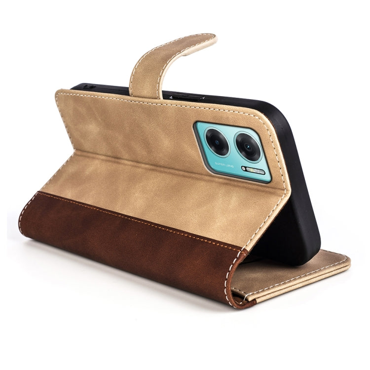 For Xiaomi Redmi Note 11E / Redmi 10 5G Stitching Horizontal Flip Leather Phone Case