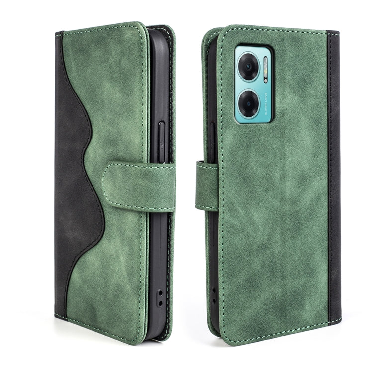 For Xiaomi Redmi Note 11E / Redmi 10 5G Stitching Horizontal Flip Leather Phone Case