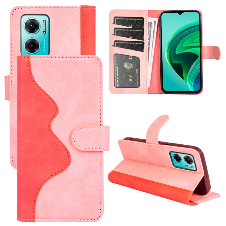 For Xiaomi Redmi Note 11E / Redmi 10 5G Stitching Horizontal Flip Leather Phone Case