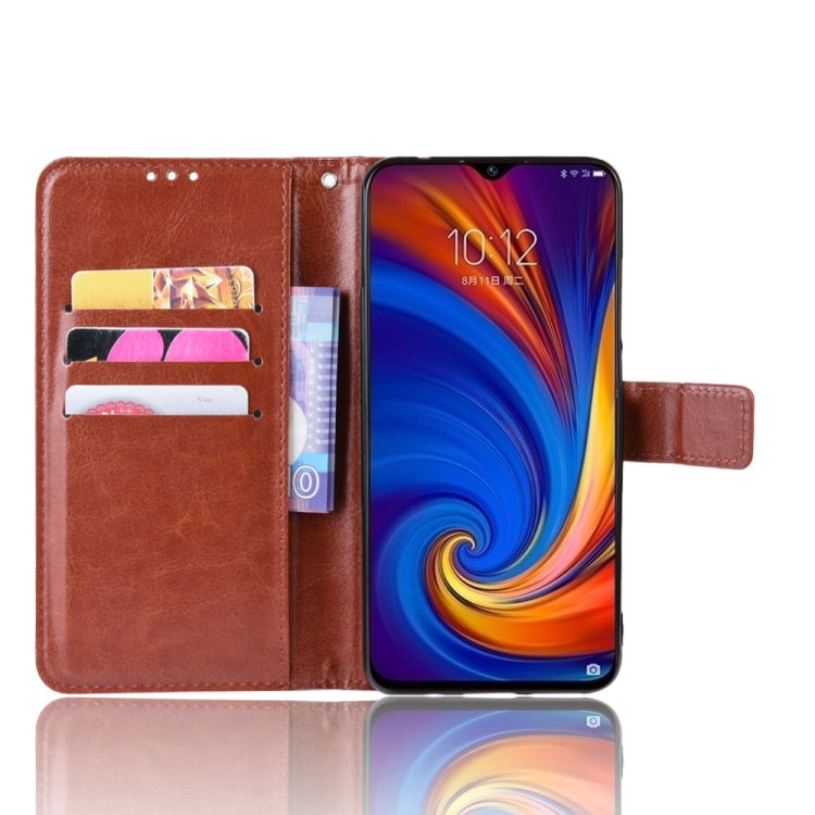 Retro Crazy Horse Texture Horizontal Flip Leather Case for Lenovo Z5S, with Holder & Card Slots & Photo Frame