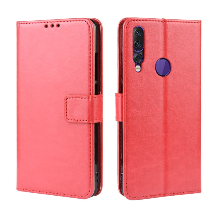 Retro Crazy Horse Texture Horizontal Flip Leather Case for Lenovo Z5S, with Holder & Card Slots & Photo Frame