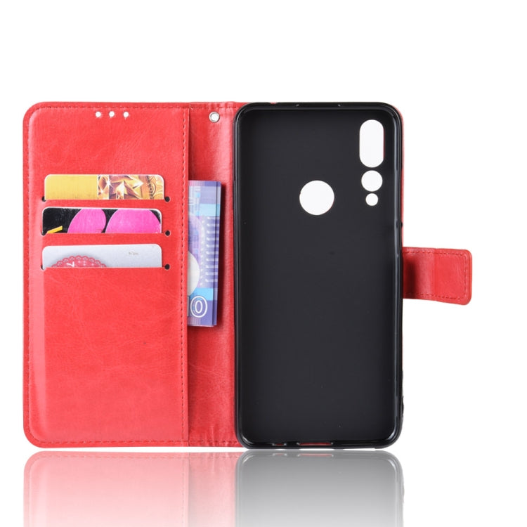 Retro Crazy Horse Texture Horizontal Flip Leather Case for Lenovo Z5S, with Holder & Card Slots & Photo Frame