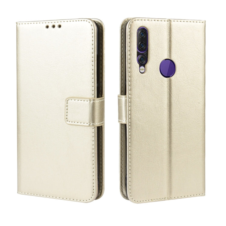 Retro Crazy Horse Texture Horizontal Flip Leather Case for Lenovo Z5S, with Holder & Card Slots & Photo Frame