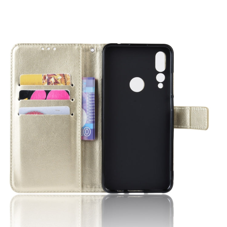 Retro Crazy Horse Texture Horizontal Flip Leather Case for Lenovo Z5S, with Holder & Card Slots & Photo Frame