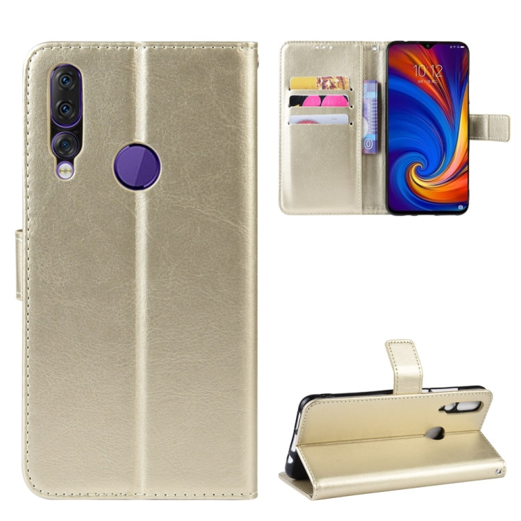 Retro Crazy Horse Texture Horizontal Flip Leather Case for Lenovo Z5S, with Holder & Card Slots & Photo Frame