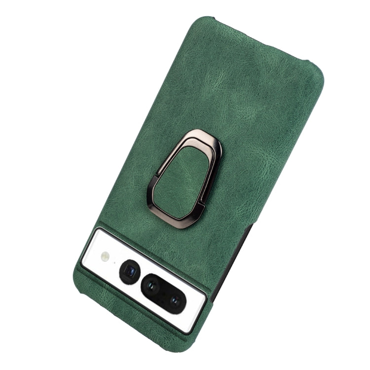 For Google Pixel 7 Ring Holder PU Phone Case