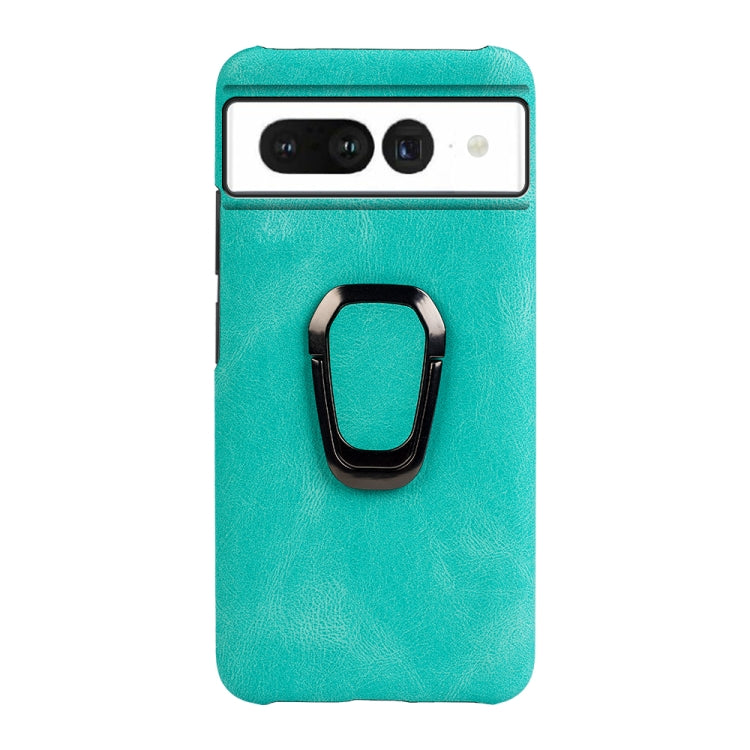 For Google Pixel 7 Ring Holder PU Phone Case