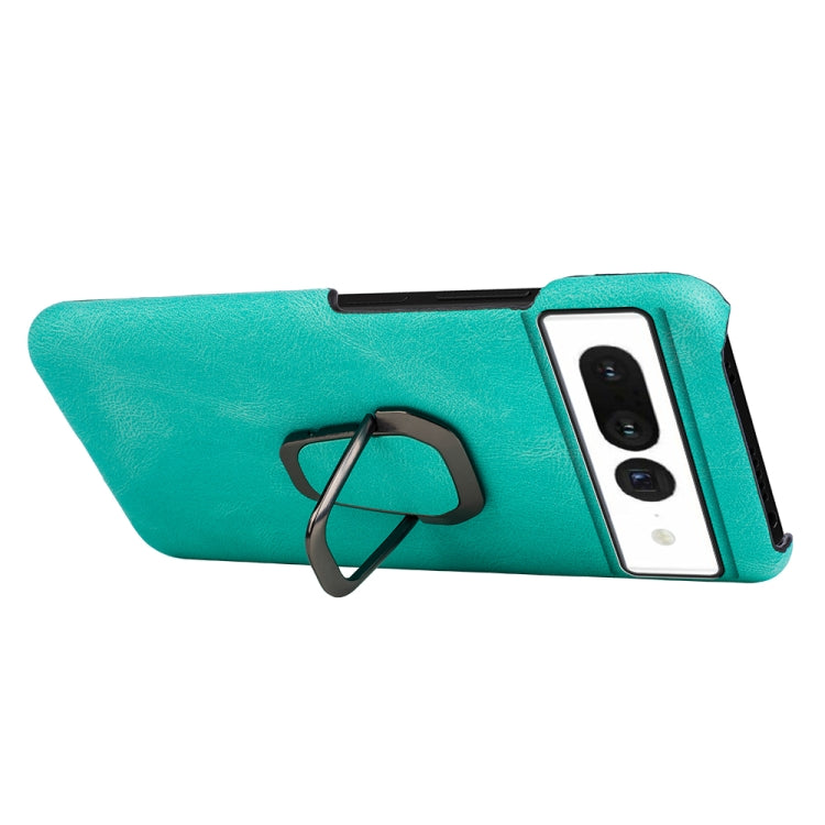 For Google Pixel 7 Ring Holder PU Phone Case