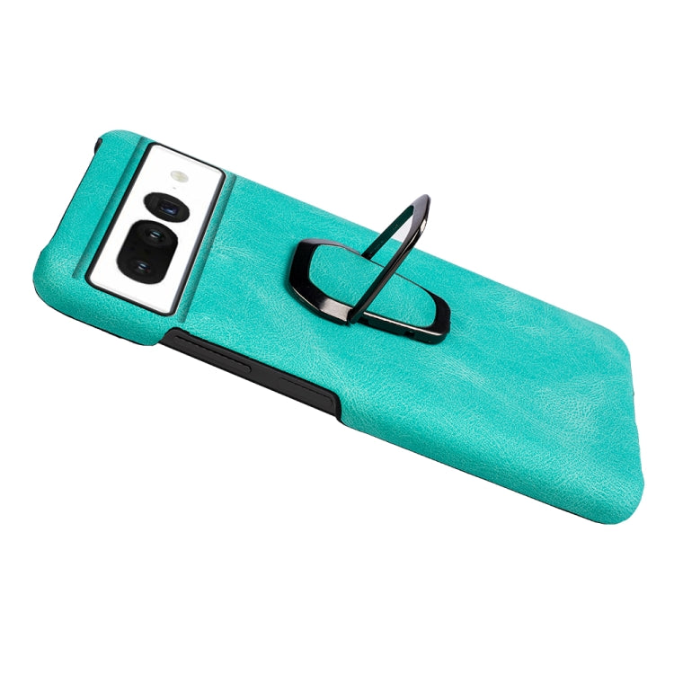 For Google Pixel 7 Ring Holder PU Phone Case