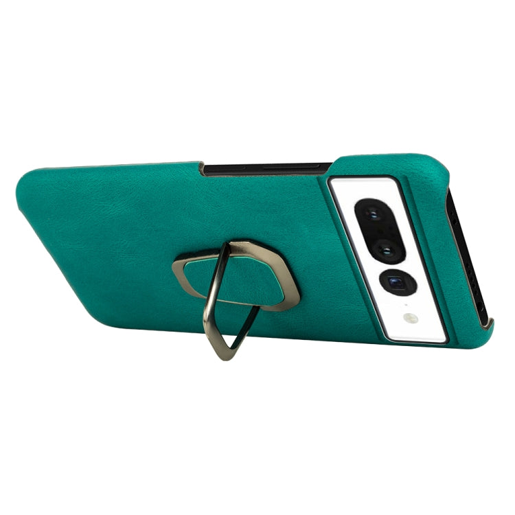 For Google Pixel 7 Ring Holder PU Phone Case