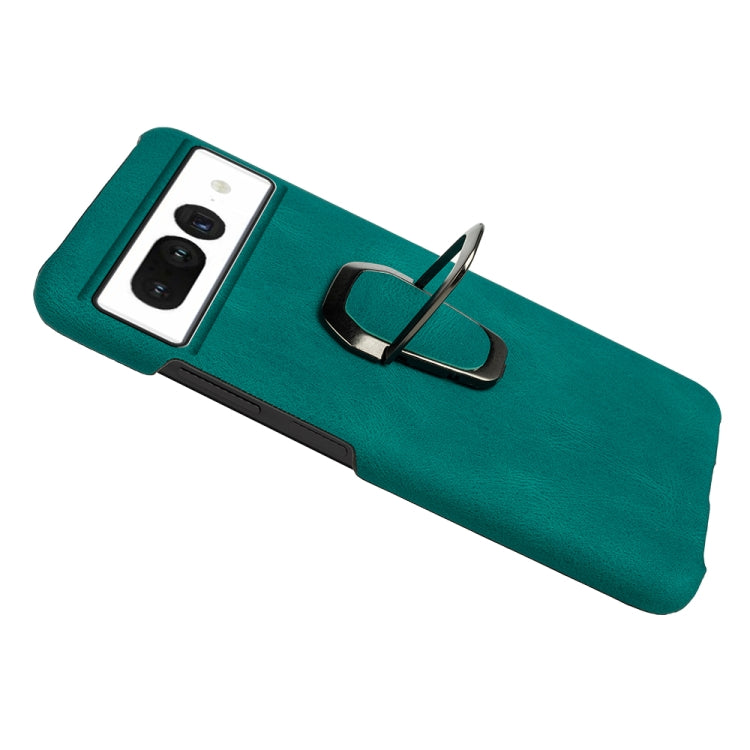 For Google Pixel 7 Ring Holder PU Phone Case