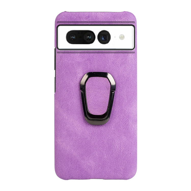 For Google Pixel 7 Ring Holder PU Phone Case