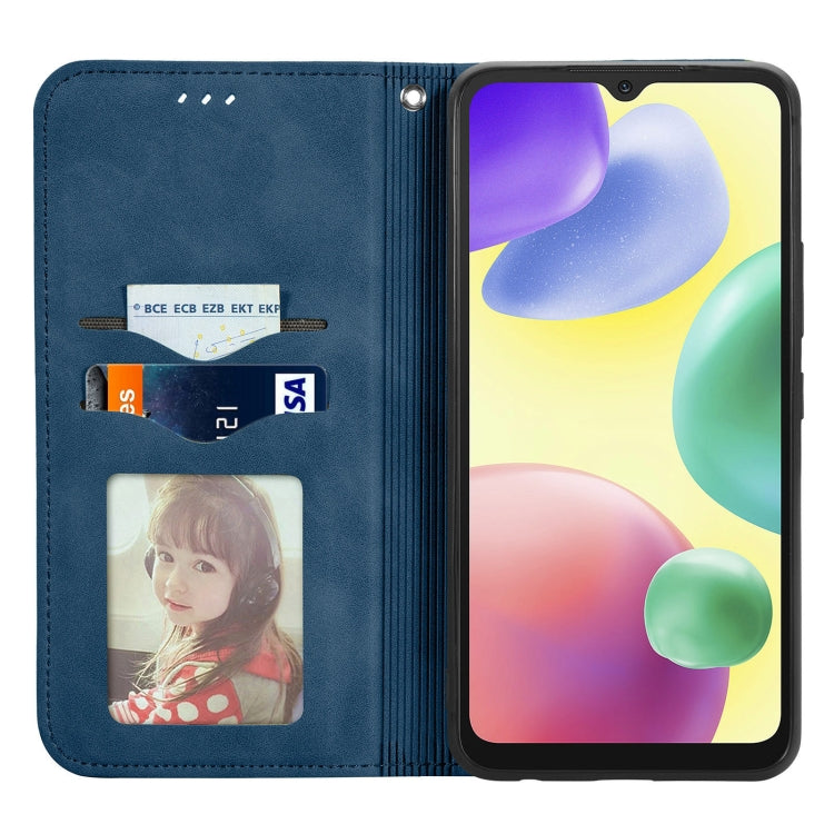 For Xiaomi Redmi 10A Retro Skin Feel Magnetic Leather Phone Case