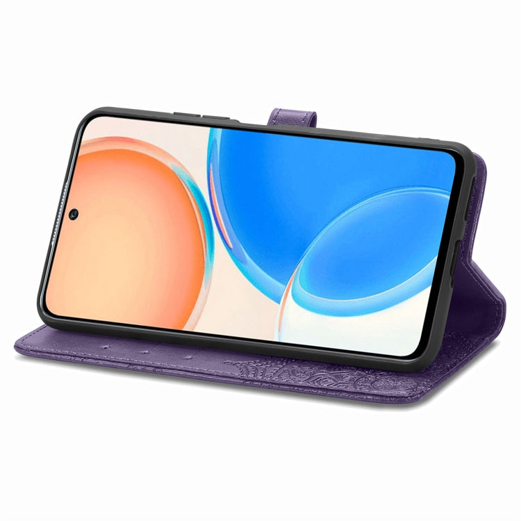 For Honor X8 Mandala Flower Embossed Horizontal Flip Leather Phone Case