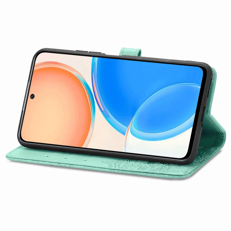 For Honor X8 Mandala Flower Embossed Horizontal Flip Leather Phone Case