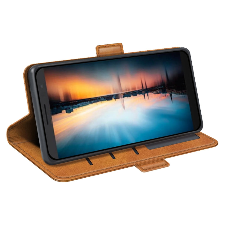 For TCL 303 Dual-side Magnetic Buckle Horizontal Flip Leather Phone Case