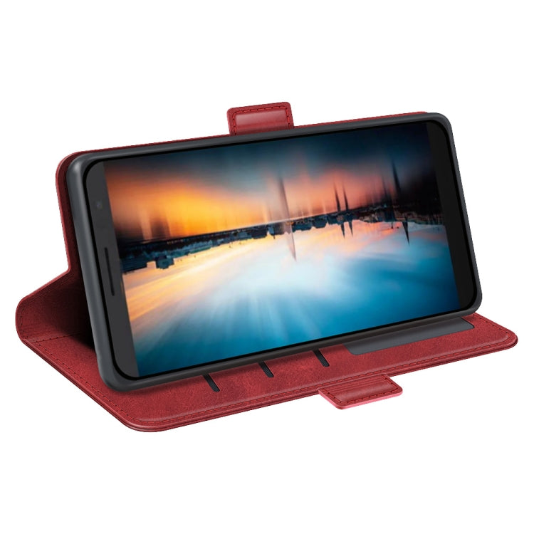 For TCL 303 Dual-side Magnetic Buckle Horizontal Flip Leather Phone Case