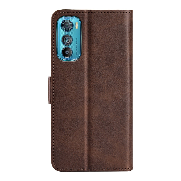 For Motorola Moto Edge 30 5G Dual-side Magnetic Buckle Horizontal Flip Leather Phone Case
