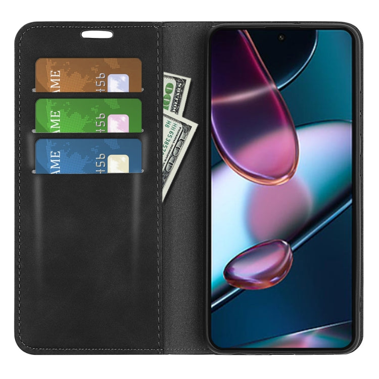 For Motorola Moto Edge 30 5G Retro-skin Magnetic Suction Leather Phone Case